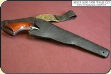 An Original antique Gold Rush and Civil War holster and belt with provenance for 1851 Colt Navy. - 15 of 21