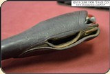 An Original antique Gold Rush and Civil War holster and belt with provenance for 1851 Colt Navy. - 17 of 21