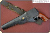 An Original antique Gold Rush and Civil War holster and belt with provenance for 1851 Colt Navy. - 5 of 21