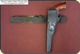 An Original antique Gold Rush and Civil War holster and belt with provenance for 1851 Colt Navy. - 3 of 21