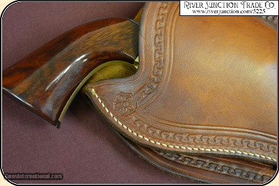 Holster for a Colt Dragoon copy of an original in the River Junction Collection - Image 7 of 12