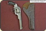 Floral tooled Catalog holster for a small frame frontier era revolver - 5 of 15