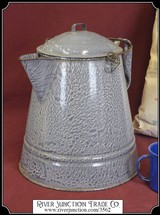 Coffee Pot - Grey Enamel One Gallon - 2 of 4