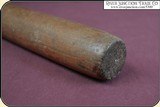 RARE: 1860 era Civil War Provost Marshal's Billy Club. Natural hardwood color billy club, handle turned to form grip area. Dimensions: 14 1/2 inch - 7 of 9