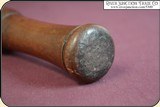 RARE: 1860 era Civil War Provost Marshal's Billy Club. Natural hardwood color billy club, handle turned to form grip area. Dimensions: 14 1/2 inch - 5 of 9