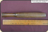 RARE: 1860 era Civil War Provost Marshal's Billy Club. Natural hardwood color billy club, handle turned to form grip area. Dimensions: 14 1/2 inch - 8 of 9