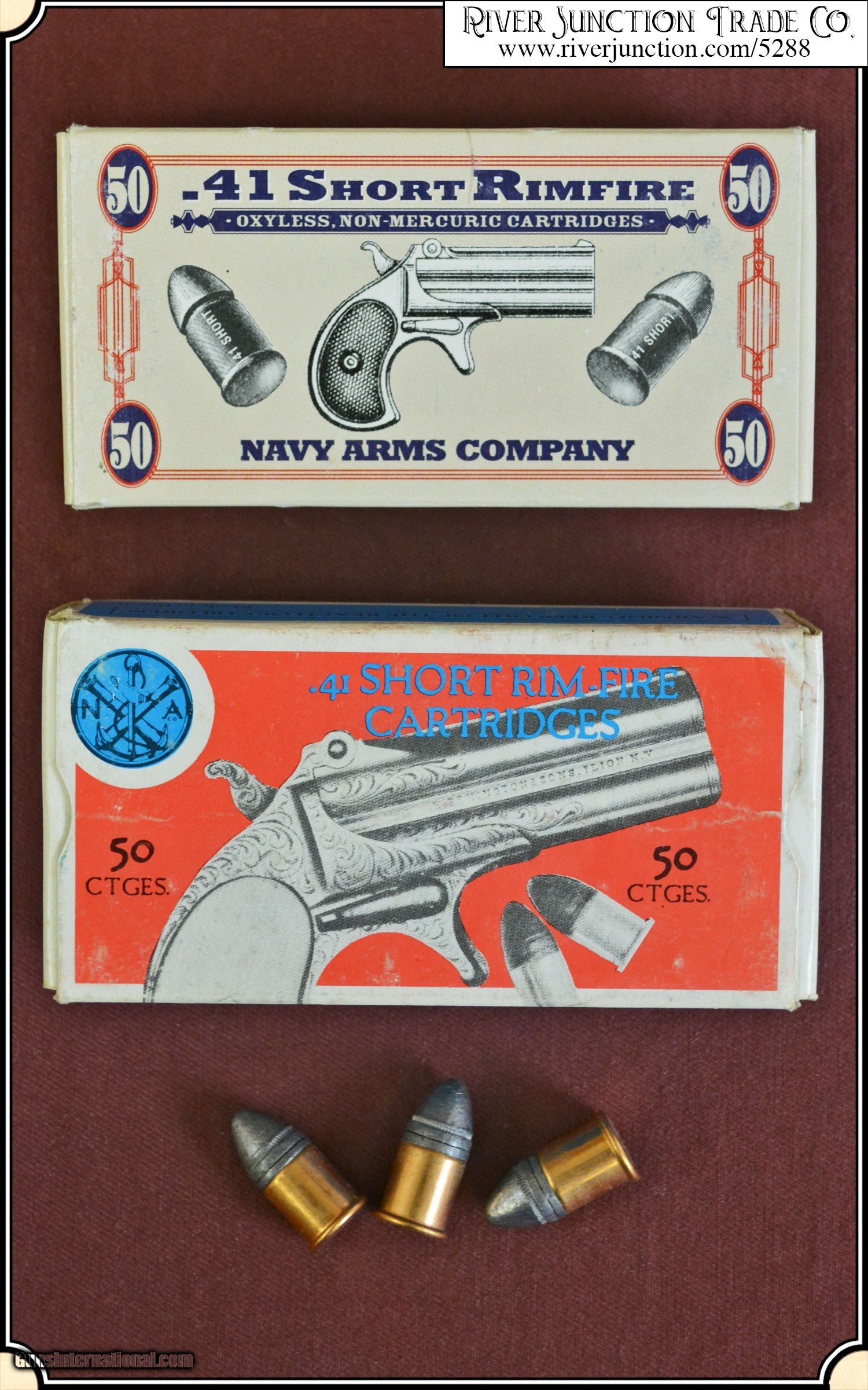 41 caliber Rim-fire ammo by Navy Arms 1 box of 50 rounds