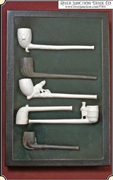6 Figural Fancy Clay pipes. - 1 of 7