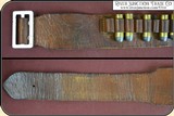 Vintage Brauer Bros. Mfg. Co. .45 Colt cartridge belt. - 7 of 8