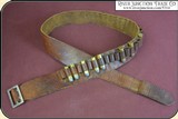 Vintage Brauer Bros. Mfg. Co. .45 Colt cartridge belt. - 3 of 8