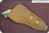 Left Hand Holster - Mexican Double Loop Holster Copied from original in the River Junction Collection - 7 of 11