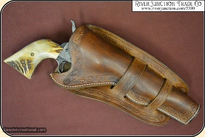 Cheyenne Holster with boarder stamping 7-1/2 inch. - Image 2 of 11