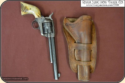 Cheyenne Holster with boarder stamping 7-1/2 inch. - Image 3 of 11