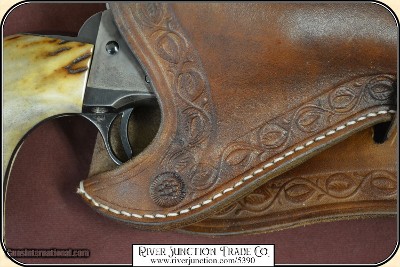 Cheyenne Holster with boarder stamping 7-1/2 inch. - Image 5 of 11