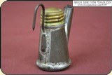 ( Make Offer) Gold Miner's tea pot oil wick cap Lamp. - 4 of 11