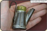 ( Make Offer) Gold Miner's tea pot oil wick cap Lamp. - 7 of 11
