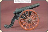 Antique Old US Copper Cast Iron Black Powder Signal Cannon - 2 of 14