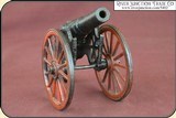 Antique Old US Copper Cast Iron Black Powder Signal Cannon - 4 of 14