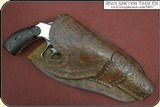 A FINE Vintage Catalog Holster For S&W DA Frontier or New Model 3 S&W and some Colts - 4 of 14