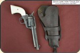Antique OLIVE Brand Holster for a Colt 1873 4 3/4 or 5 1/2 inch barrel - 3 of 13