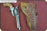 Hand tooled Vintage Montana Holster - 4 of 12