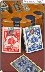 2 Vintage Decks of Bicycle Rider Back Playing Cards with tax stamp - 1 of 8
