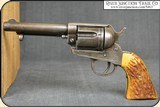 If you like odd balls like I do, here is and interesting one. An old Single Action revolverwith a Belgium proof mark on the cylinder and marked - 5 of 17