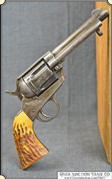 If you like odd balls like I do, here is and interesting one. An old Single Action revolverwith a Belgium proof mark on the cylinder and marked - 1 of 17