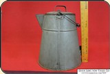 Coffee Pot - 4 1/2 Gallons - BIG BIG BIG Cowboy Copper Bottom Tin coffee pot RJT#5469 -$600.00 - 8 of 9