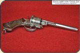 Factory Engraved Double Action Pinfire Revolver by A. Francotte - 15 of 17
