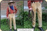 Antique 1860 ELK Hide Trousers - 2 of 10