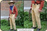 Antique 1860 ELK Hide Trousers - 3 of 10