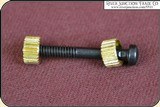 Grips brass escutcheons and blued screw. RJT#5511 - $20.00