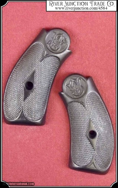 Hard rubber grips for S&W New Model No. 3 SINGLE ACTION and all the reproductions.