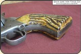 SAA Jigged real Elk Horn grips made to look like stag grip - 6 of 9