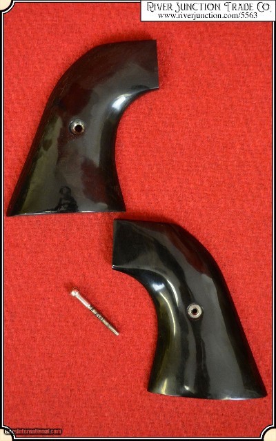 Grips ~ Hand made and hand fit Buffalo Horn two piece Grips RJT#5563