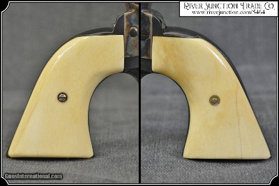 Grips ~ Hand made and hand fit Bone two piece GripsRJT#5464 - $379.95 - Image 2 of 6