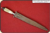 Great bone handled Mexican Dagger with sheath - 7 of 11