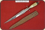 Great bone handled Mexican Dagger with sheath - 4 of 11