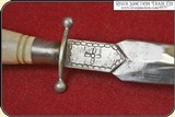 Great bone handled Mexican Dagger with sheath - 10 of 11