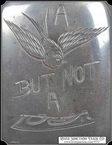 Engraved whiskey flask, With a motto - 4 of 6