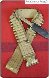 Original Mills 12 Gauge Shot Gun Web Belt - With Buckle - 1 of 11