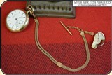Look, Killer Antique Watch Chain Mother of Pearl Fob - 4 of 9