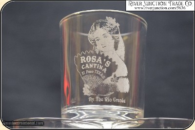 6 Historic Saloon Shot Glasses - Image 7 of 8