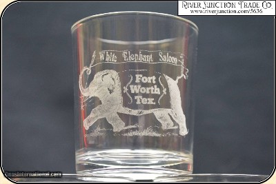 6 Historic Saloon Shot Glasses - Image 3 of 8