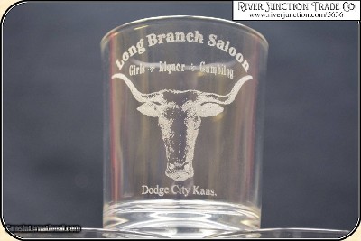 6 Historic Saloon Shot Glasses - Image 2 of 8