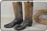 Original antique Old West boots - 6 of 11