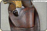 Classic vintage double loop Single Action holster - 5 of 8