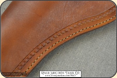Civilian full flap holster Copied from original in the River Junction Collection - Image 8 of 10