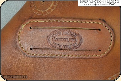 Civilian full flap holster Copied from original in the River Junction Collection - Image 6 of 10